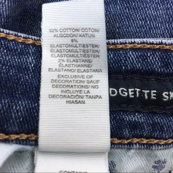 LUCKY BRAND Jeans Bridgette Skinny Ankle Candiani Denim Fabric Milan Size 2 / 26 - Picture 11 of 13